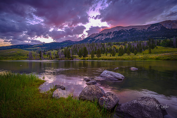 Sun Rise at Head of Green River, Wind River Range Wy. _DSC4973