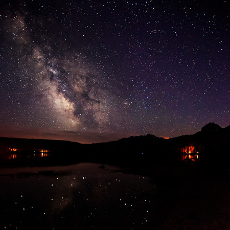 Red Fish Lake Milky Way