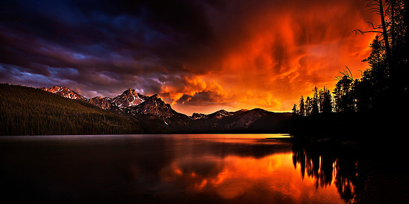 Stanley Lake Sunset