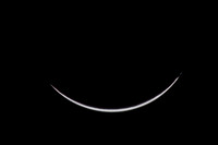 Last view of the sun's surface before the eclispe