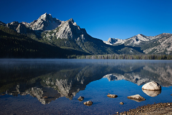 First Light at Stanley Lake 4