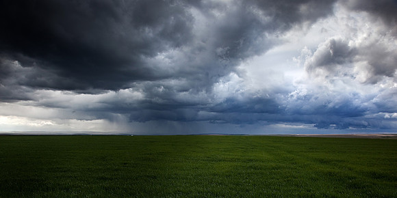 Storm Clouds over Pendleton, Or.