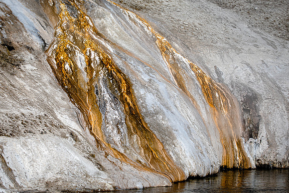Painted Lady, A Thermal Feature Feeding the Fire Hole River