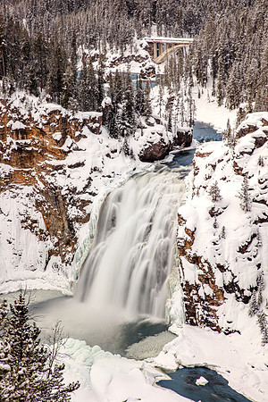 Upper Falls On The Yellowstone River