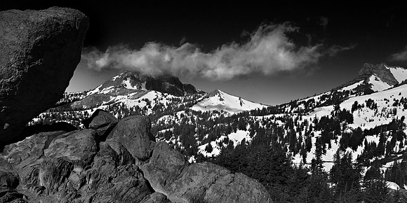 Broken Off Mountain - Lassen Volcanic National Park